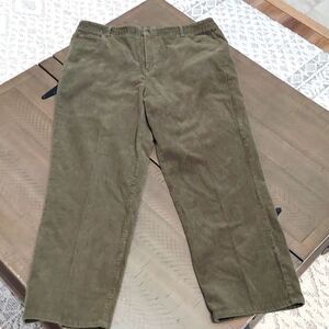 Appleseed's Dark Green Corduroy Pants Sz 14